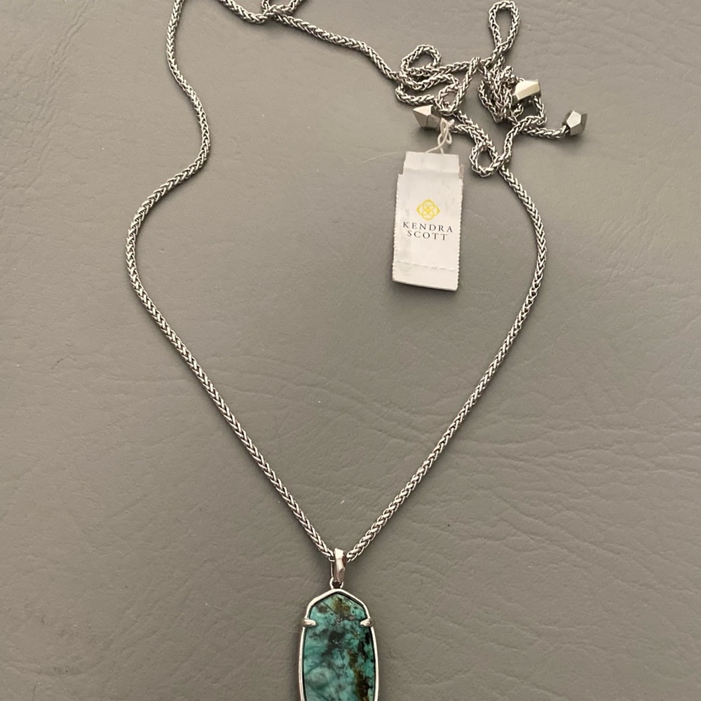 New Kendra Scott Eva African turquoise necklace - Picture 5 of 6